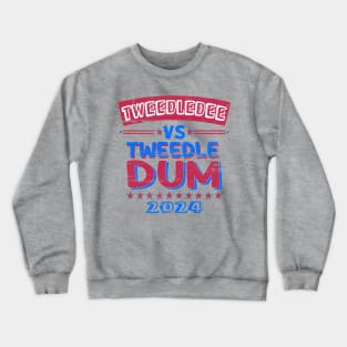 Tweedledee VS Tweedledum 2024 Crewneck Sweatshirt